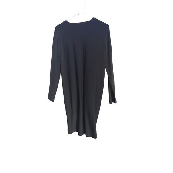 Norma Kamali long sleeve dress womens S 36 black bodycon NEW witchy minimalist - Picture 15 of 16